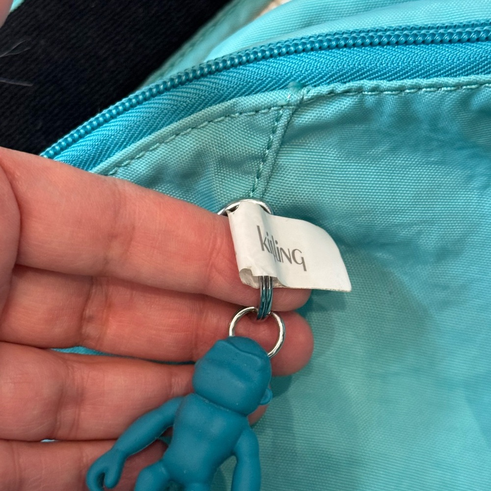 Kipling Seoul, Large Backpack Turquoise - image 3